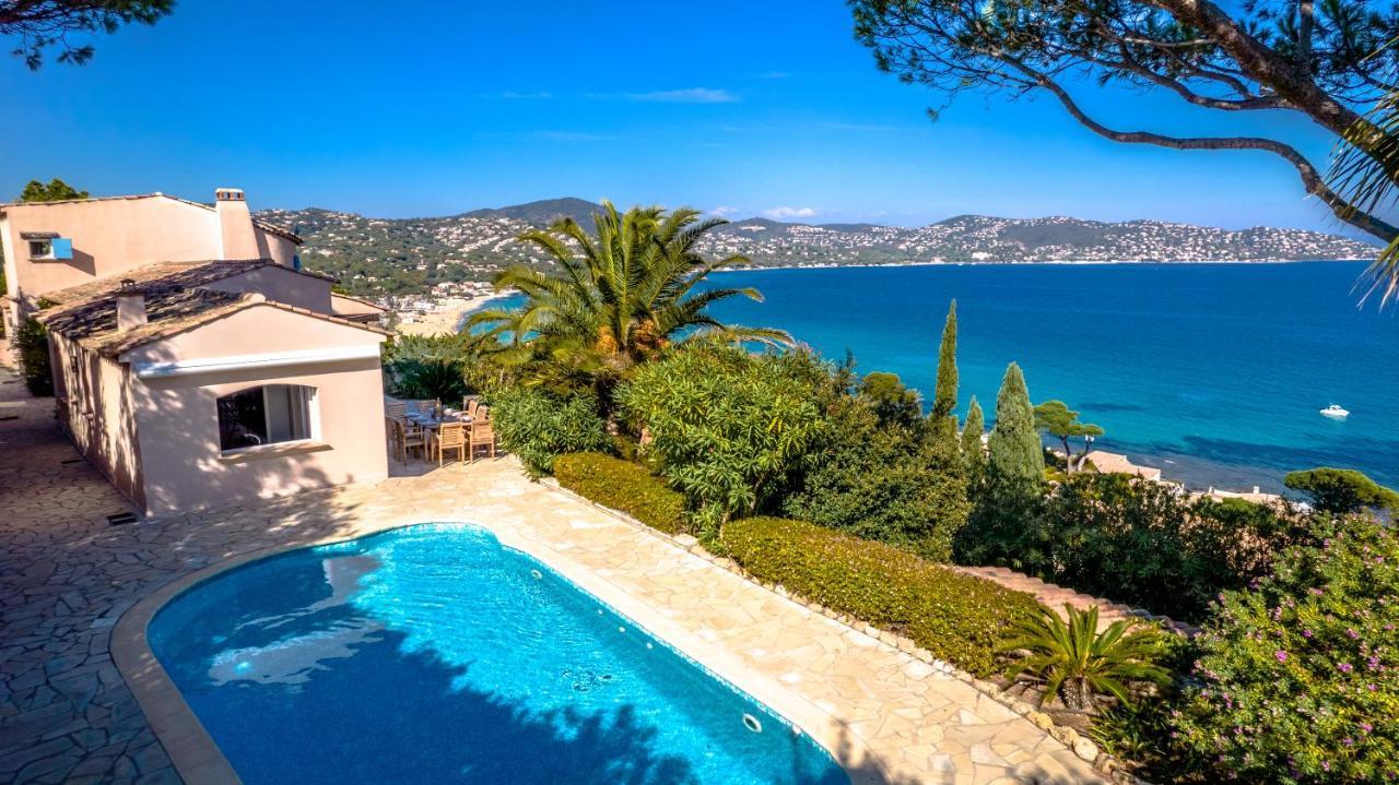 Superbe Villa, Incroyable Vue Mer, Piscine Chauffee, Climatisee Sainte-Maxime Zewnętrze zdjęcie