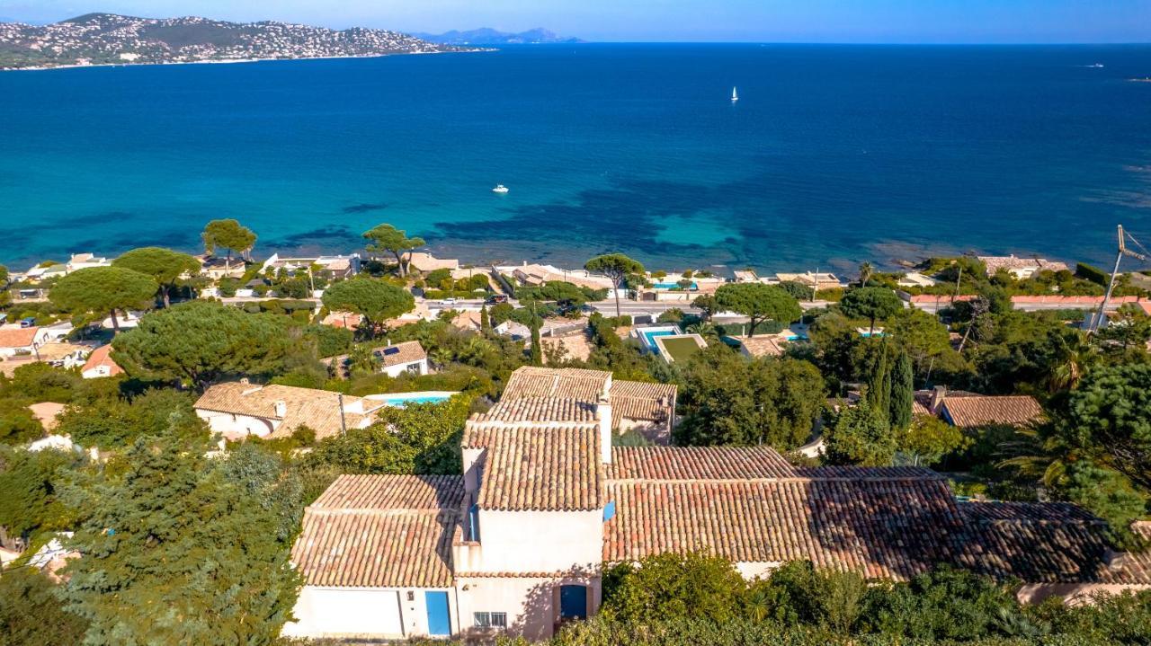 Superbe Villa, Incroyable Vue Mer, Piscine Chauffee, Climatisee Sainte-Maxime Zewnętrze zdjęcie