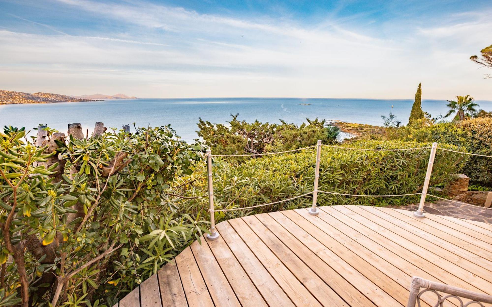 Superbe Villa, Incroyable Vue Mer, Piscine Chauffee, Climatisee Sainte-Maxime Zewnętrze zdjęcie