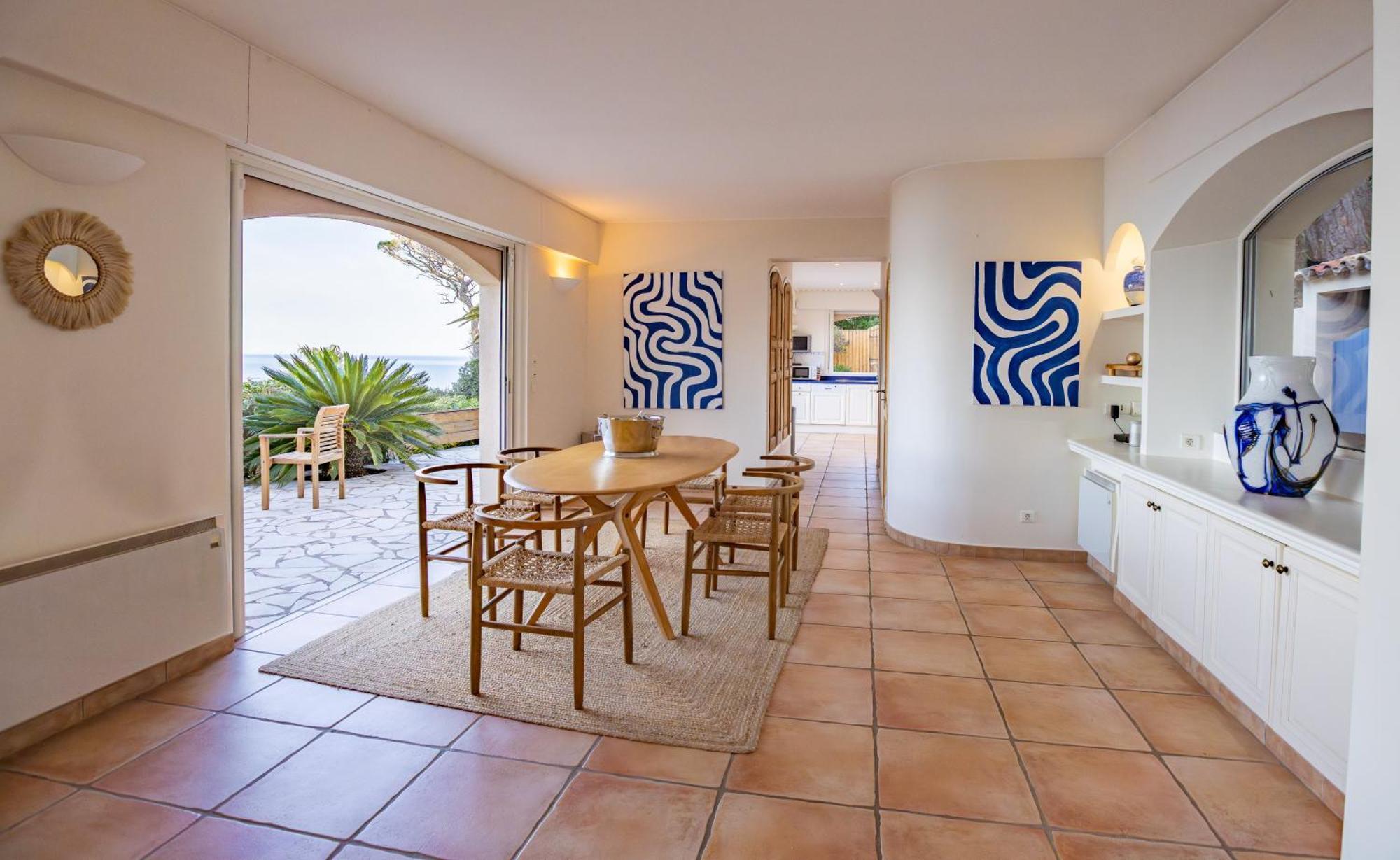 Superbe Villa, Incroyable Vue Mer, Piscine Chauffee, Climatisee Sainte-Maxime Zewnętrze zdjęcie