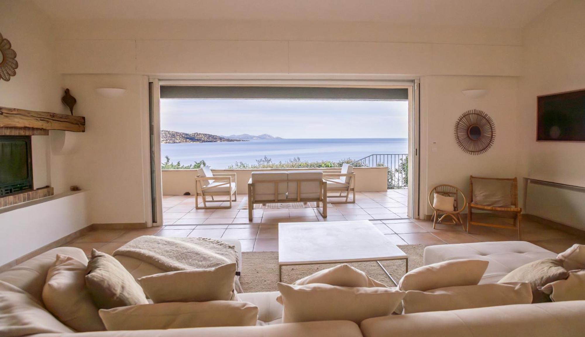Superbe Villa, Incroyable Vue Mer, Piscine Chauffee, Climatisee Sainte-Maxime Zewnętrze zdjęcie